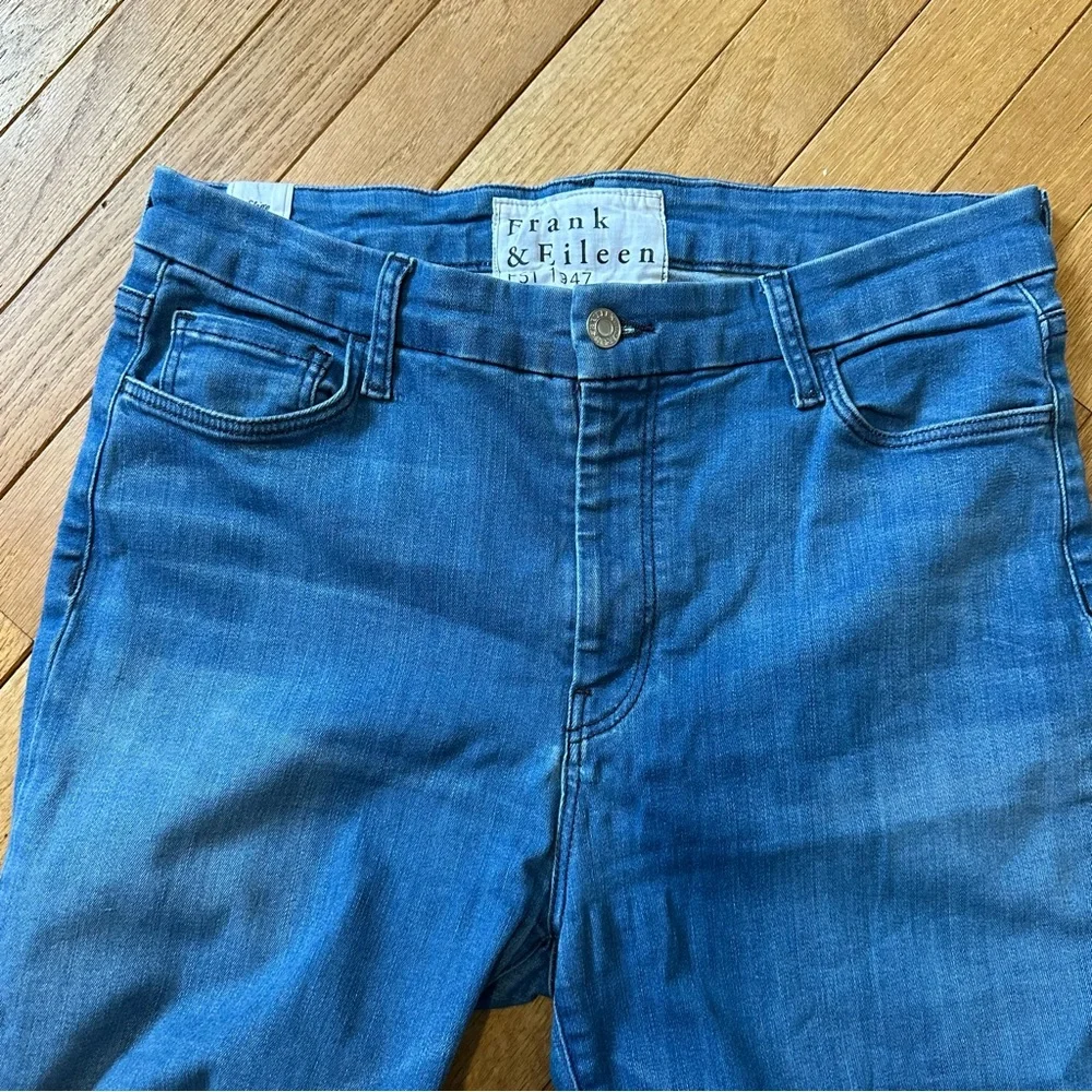 Frank & Eileen Sligo Skinny Jean Women’s 31 Raw Hem Stretch Blue
